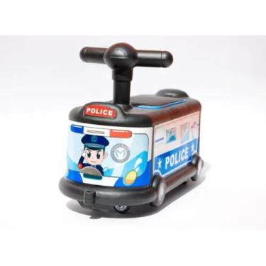 Imagem de Andador Onibus Infantil sem Pedal Balance Moveways, Police