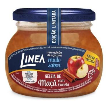 Imagem de Geleia Linea 230G Maça com Canela Pedaço de Fruta Sem adição de Açucar