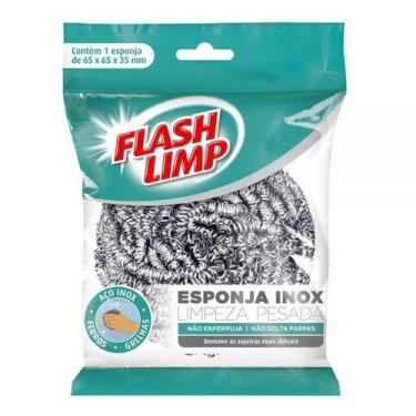Imagem de Esponja  Limpeza Pesada FlashLimp Pac Economico EA 1409 3PCS