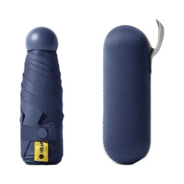 Imagem de Guarda-chuva Compacto De Bolso Com Proteção UV - Leve E Ideal Para Via