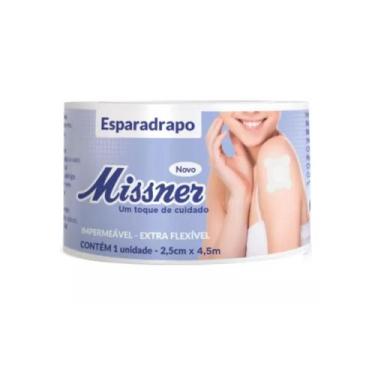 Imagem de Esparadrapo Missner Branco Impermeável - 2,5cm x 4,5m - Misser, 2,5cm 