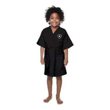 Imagem de Roupão  Aveludado Infantil Quimono Botafogo P Lepper