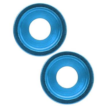 Imagem de Junta de parafuso de metal, usinagem cnc fina boa estabilidade e durabilidade junta de parafuso leve e de alta resistência para aeronaves para exterior(Azul)