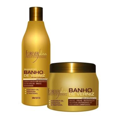 Imagem de Forever Liss Kit Banho De Verniz - Shampoo 500ml + Máscara 250g