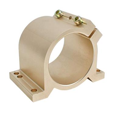Imagem de SDENSHI Braçadeira de suporte de montagem de motor de eixo CNC de alumínio para fresadora de gravação CNC, diâmetro de 65 mm ou 80 mm, cor: Preto ou dourado - 65 mm dourado