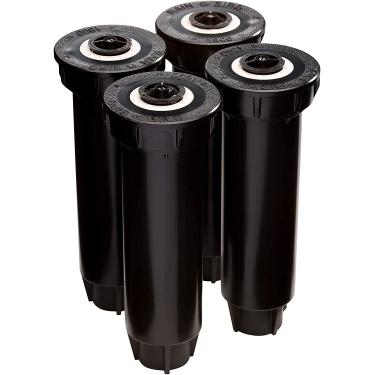 Imagem de Rain Bird Irrigadores pop-up profissional 1804VAN, padrão ajustável 0 - 360, distância do spray 20 - 35 cm, altura pop-up de 10 cm (pacote com 4)