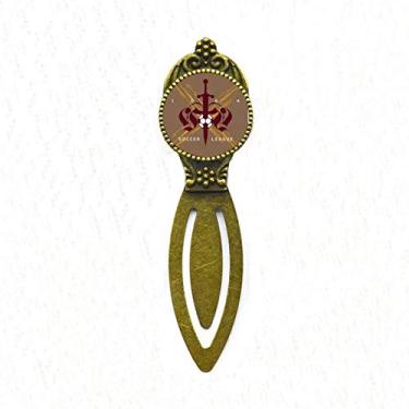 Imagem de Marcador de livro retrô com espada da Liga de Futebol e Totem da Idade Média