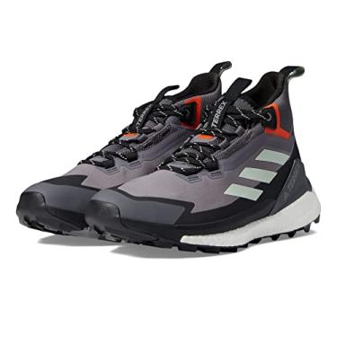 Imagem de adidas Terrex Free Hiker 2 Gore-TEX T nis de caminhada feminino, Tra o cinza/cinza Impact Orange, 9