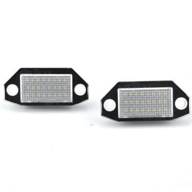 Imagem de 2 peças de luz de placa de licença com número de LED para Ford Mondeo MK3 2000 2001 2002 2003 2004 2005 2006 2007