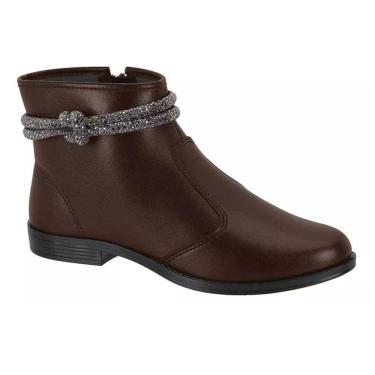 Imagem de Bota Coturno Marrom Salto Baixo Moleca 5333.104