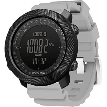 Imagem de Relógio inteligente masculino 50m à prova dwaterproof água relógio esportivo de calorias relógio de montanhismo natação bússola altímetro barômetro relógio digital, d