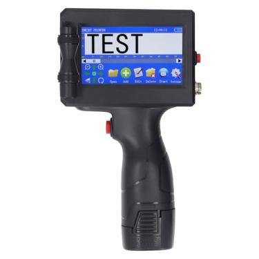 Imagem de Impressora de Etiquetas a Jato de Tinta, Impressora a Jato de Tinta Portátil Com Tela Sensível Ao Toque LED de 4,3 Polegadas Com Unidade Flash USB para Código de Barras (Plugue UE)