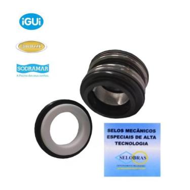 Imagem de Selo Mecânico Tipo 6 Para Motobombas Sodramar, Jacuzzi e Igui 3/4 - SE
