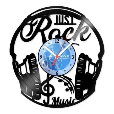 Imagem de Relógio De Parede Disco Vinil Música - Apenas Rock - VMU-046 - Moderna
