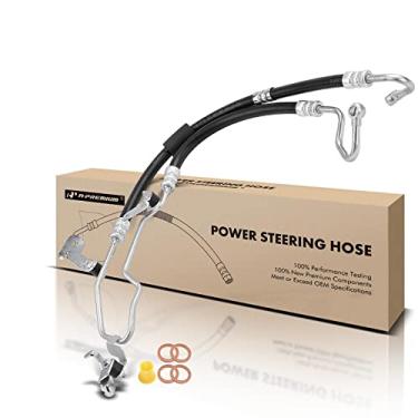 Imagem de A-Premium Conjunto de linha de mangueira de pressão de direção hidráulica compatível com BMW X5 2007-2008 L6 3.0L da bomba (inferior)