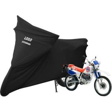 Imagem de Capa Para Proteger Moto Honda XLR 125 Com Logo - Mz, Preta
