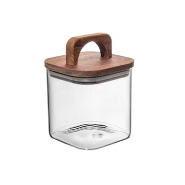 Imagem de WOLFF - Pote Hermético de Borossilicato com Tampa em Acácia 700ml