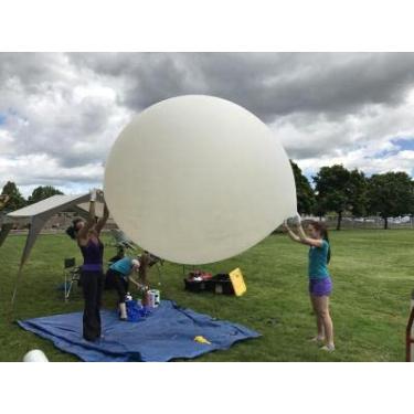 Imagem de Balão meteorológico profissional para investigação meteorológica vídeo aéreo decoração de festas de fim de ano brinquedos de entretenimento balões enormes (508 cm/500 g)