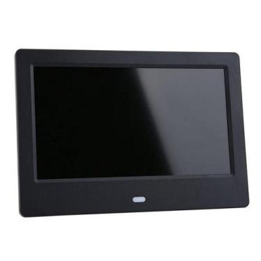 Imagem de Porta Retrato Digital 7'' Pol Com Controle Remoto Mp3 Mp4 - Gold,  Pre