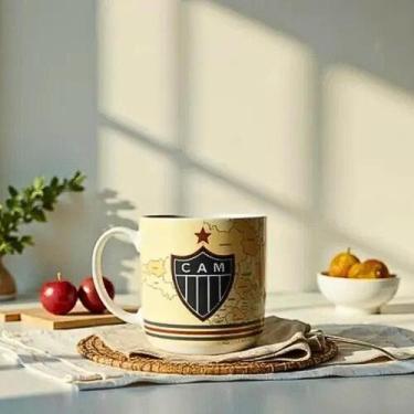 Imagem de Caneca Porcelana Urban ATLÉTICO MAPA 360ML Brasfoot