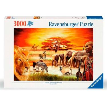 Imagem de Puzzle 3000 peças Savana Masai - Importado - Ravensburger