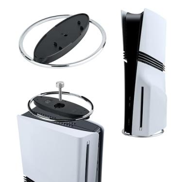 Imagem de Mcbazel Suporte vertical para consola PS5/Slim/Pro, suporte de base circular vertical para PS5 universal compatível com PlayStation 5 / PlayStation 5 Slim/Pro consolas