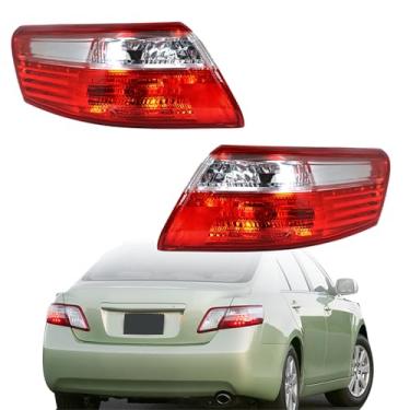 Imagem de Thomletha 1 par de luzes traseiras de passageiro e motorista de substituição para Toyota Camry 2007-2009 8155006240 8155133340