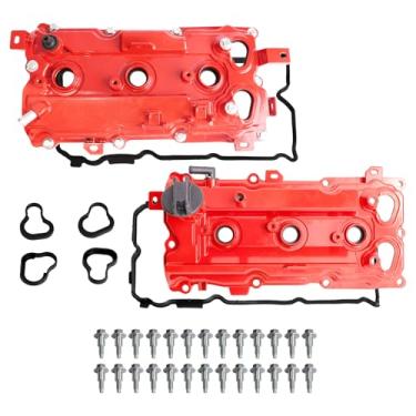 Imagem de MITZONE Tampa de válvula de alumínio compatível com Infiniti EX35 FX35 G35 M35 M35h Q50 Q70 2008-2018 Nissan 350Z 2007-2009 3.5L V6 Motor: VQ35HR Substitui 13264JK20A 13264JK20A 0B 132 64JK00A