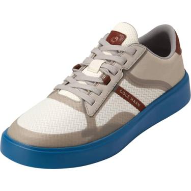 Imagem de Cole Haan Tênis masculino Grand Crosscourt Winner, Marfim/tijolo escuro/azul escuro, 42