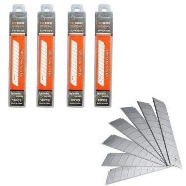 Imagem de Lâmina Para Estilete Reposição 18mm 40 Lâminas - Yara