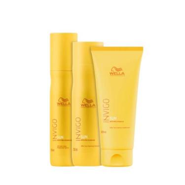 Imagem de Wella Sun Sh 250ml + Cond 200ml + Leave-in 150ml - Wella profissional