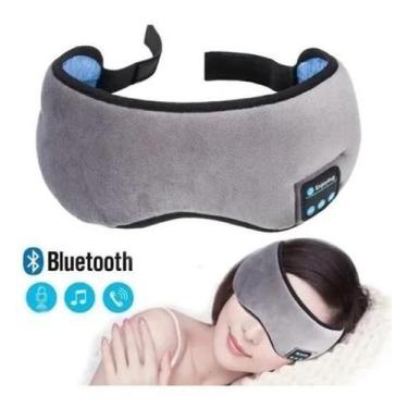 Imagem de Tapa Olho Máscara Dormir Fone Ouvido Bluetooth Confortável - Midy