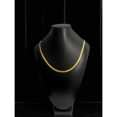 Imagem de Cordão Feminino Snake 5Mm - Banhado A Ouro 18K