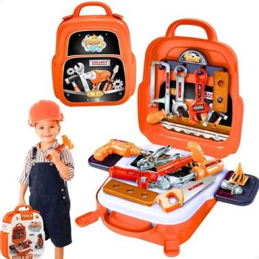 Imagem de Brinquedo Mochila Infantil Kit Ferramentas Presente De Natal - Atena