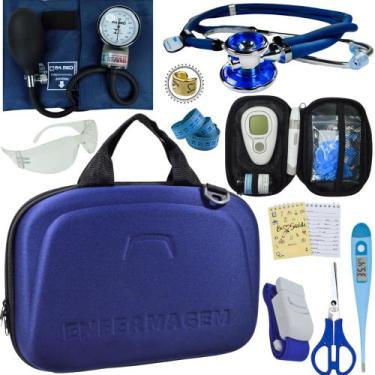 Imagem de Kit Enfermagem Maleta Completo Super Luxo + Monitor Glicose - Love Sau