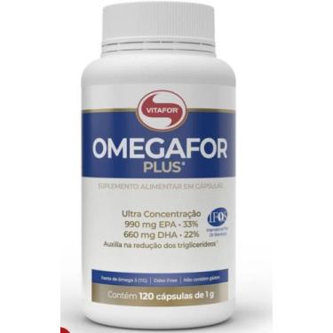 Imagem de Omegafor Plus Omega 3 (TG) de 990 mg EPA e 660 mg de DHA com 120 Cápsu