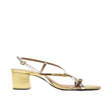 Imagem de Sandália Vicenza Jade Dourada