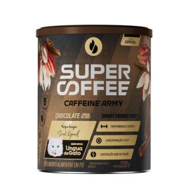 Imagem de Barra Supercoffee 3.0 Lingua de Gato Caffeine Army 220g