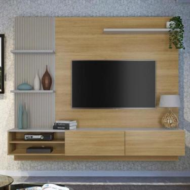 Imagem de Painel para TV Até 65 Polegadas 2 Portas Montana Valdemoveis, Cinamomo