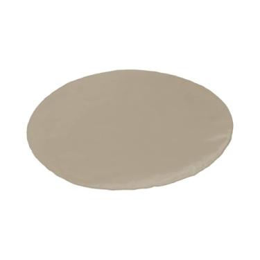 Imagem de Tapete Gelado Refrescante para Pet em Nylon, Resfriamento Automático, Impermeável, Resistente a Unhas, Antibacteriano, Antifúngico, Portátil (Cáqui, T Redondo M)