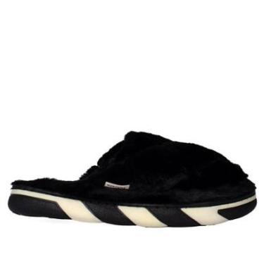Imagem de Pantufa Feminina Yndiara Peluciada Preto-Feminino