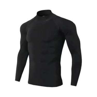 Imagem de Camiseta De Compressão De Manga Longa Para Corrida Masculina, Rápido S