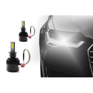 Imagem de Kit Lâmpadas Super Led CODE H3 6000k Branca 7800 Lúmens