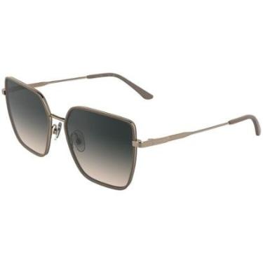 Imagem de Óculos de Sol Calvin Klein CK25111S 601 - Marrom 57-Feminino