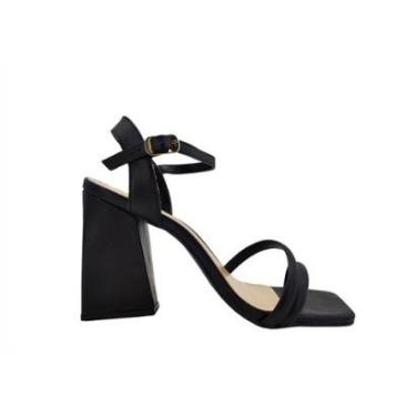 Imagem de Sandália Via Uno Salto Bloco Feminina 592006-Feminino