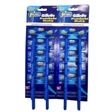 Imagem de Aparelho De Barbear Gilette Ultragrip 2 Lâminas Com 20 Unidades - Gill