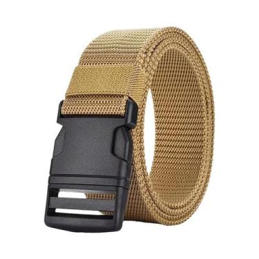 Imagem de Cinto Tático Masculino De Alta Qualidade Em Lona De Nylon Sem Metal Co