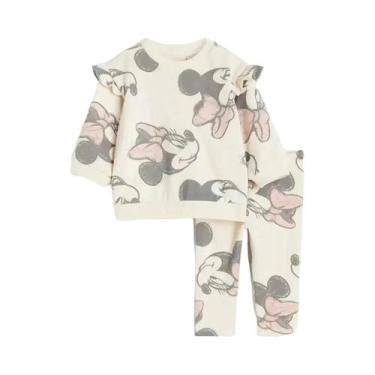 Imagem de Conjunto De Calças E Moletom De Manga Comprida Minnie Para Meninas, Ro