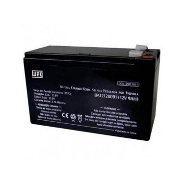 Imagem de Bateria Selada Para Nobreak 12v X 9ah Weg Preto