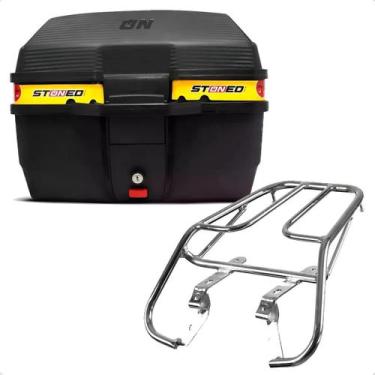 Imagem de Bau Moto Bauleto Stoned 35 Litros Bagageiro Titan 125 95 á 99
